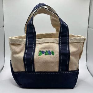 Vintage L.L.Bean Micro Mini Boat And Tote Canvas Totebag
